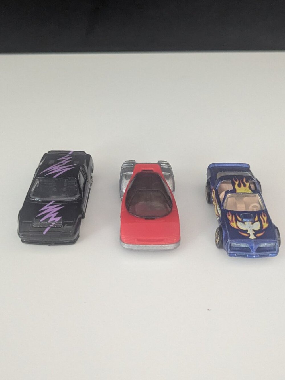 Lot of three: Motormax Nissan & Hot Wheels Alien & Hot Bird die cast vintage